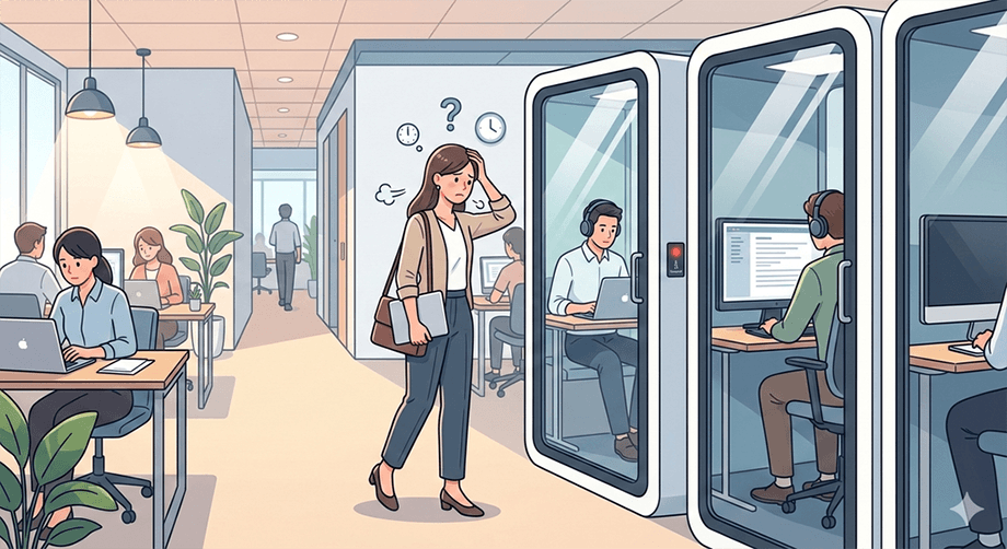 オフィス2Dマップ進化！センサーで人気ブース利用を見える化